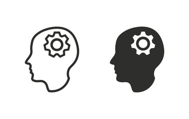 Brain - vector icon.