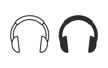 Headphone - vector icon.
