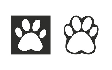 Paw - vector icon.