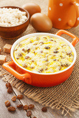 Cottage cheese casserole