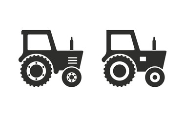 Tractor - vector icon.