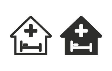 Hospital - vector icon.