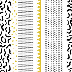Abstract seamless pattern in scandinavian style.