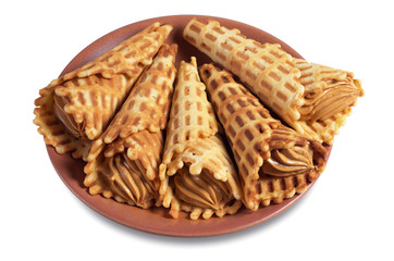 Pastry in plate