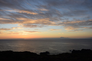 Morgen auf La Palma, Blick zum Teide