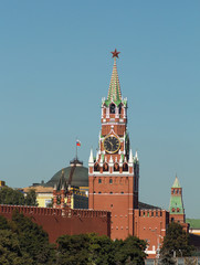 Fototapeta na wymiar The Spasskaya Tower