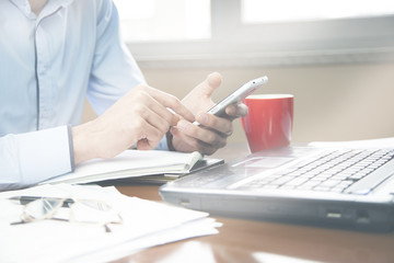 Working man in the office