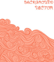 vector background of the waves