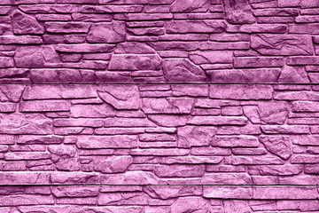 Pink stone brick wall detailed contrast texture background