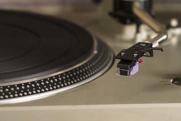 Turntable close-up