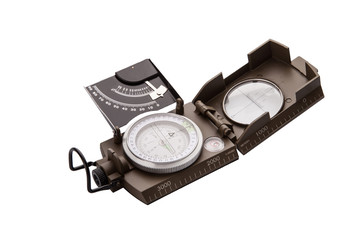 Compass on white background
