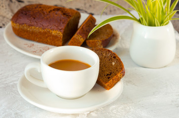 Loaf cocoa cake