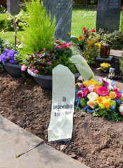 Blumenschale mit Schleife