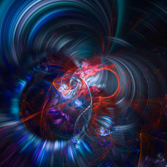 Abstract fractal illustration for creative design