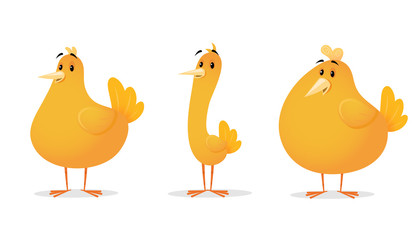 Chicken Cartoon Illustration