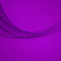 Purple vector Template Abstract background with curves lines and shadow. For flyer, brochure, booklet, websites design