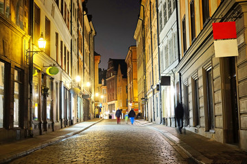 Fototapeta premium landscape with the image of Stockholm, Sweden