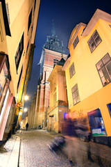 Fototapeta na wymiar landscape with the image of Stockholm, Sweden