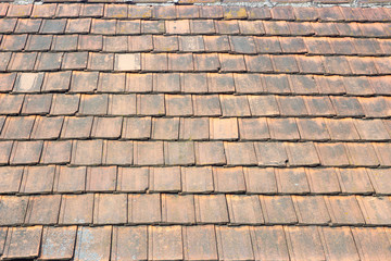 ornamental old brick wall