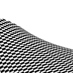 Abstract black and white checked  vector background with copy sp