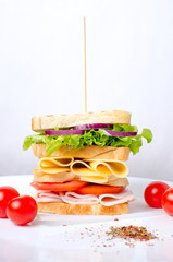 big appetizing sandwich