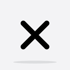 Fototapeta premium Close Icon, Close Menu Icon in Vector