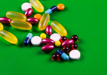 Variety of medicines and drugs