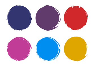 Collection of Colorful Abstract Round Mark