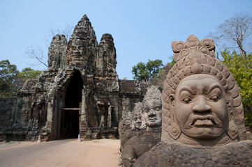 South Gate of Angkor Wat - Cambodia