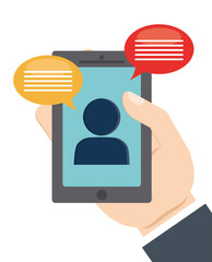 Graphic of chat design, vector illustration