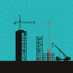icon of under construction , editable graphic