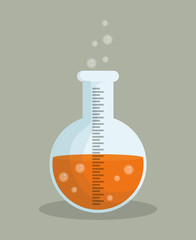 Graphic design of Chemical Laboratory , vector illustration