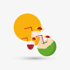 Icon of vacations design, vector illustration