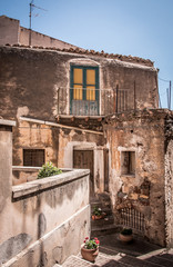 A beautiful street of Sicilian town