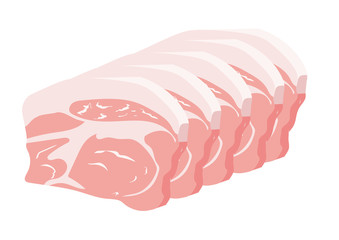 豚肉のイラスト