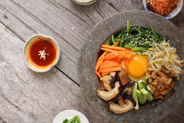 Bibimbap korean food