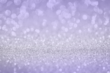 purple and silver bokeh glitter abstract background