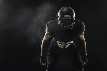 African American Football Player