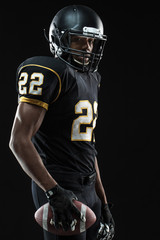 African American Football Player
