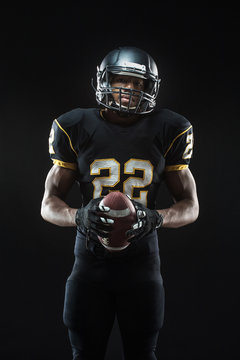African American Football Player