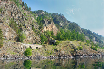 Tunnel on the circum-baikal railroad