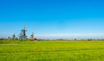 Naklejka premium City scene of Zaan Schans