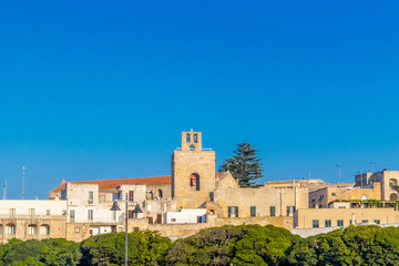 Fototapeta na wymiar ancient seaside town on the coast of Apulia