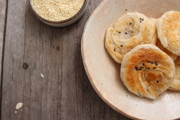 Hotteok pancake korean dessert