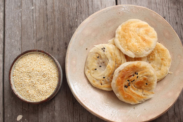 Hotteok pancake korean dessert