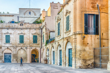 Fototapeta na wymiar baroque palaces of Lecce