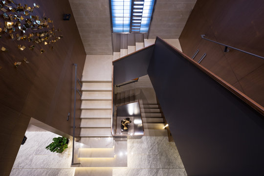 decoration and design of modern staircase