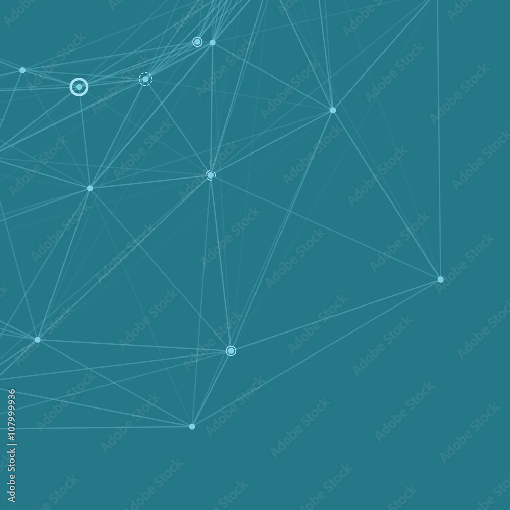 Poster abstract background with dotted grid