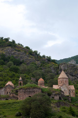 Fototapeta na wymiar Dadivank monastery in harmony with nature
