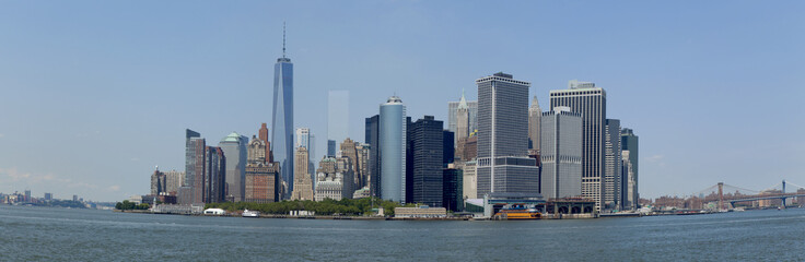 Obraz na płótnie Canvas Lower Manhattan in New York City
